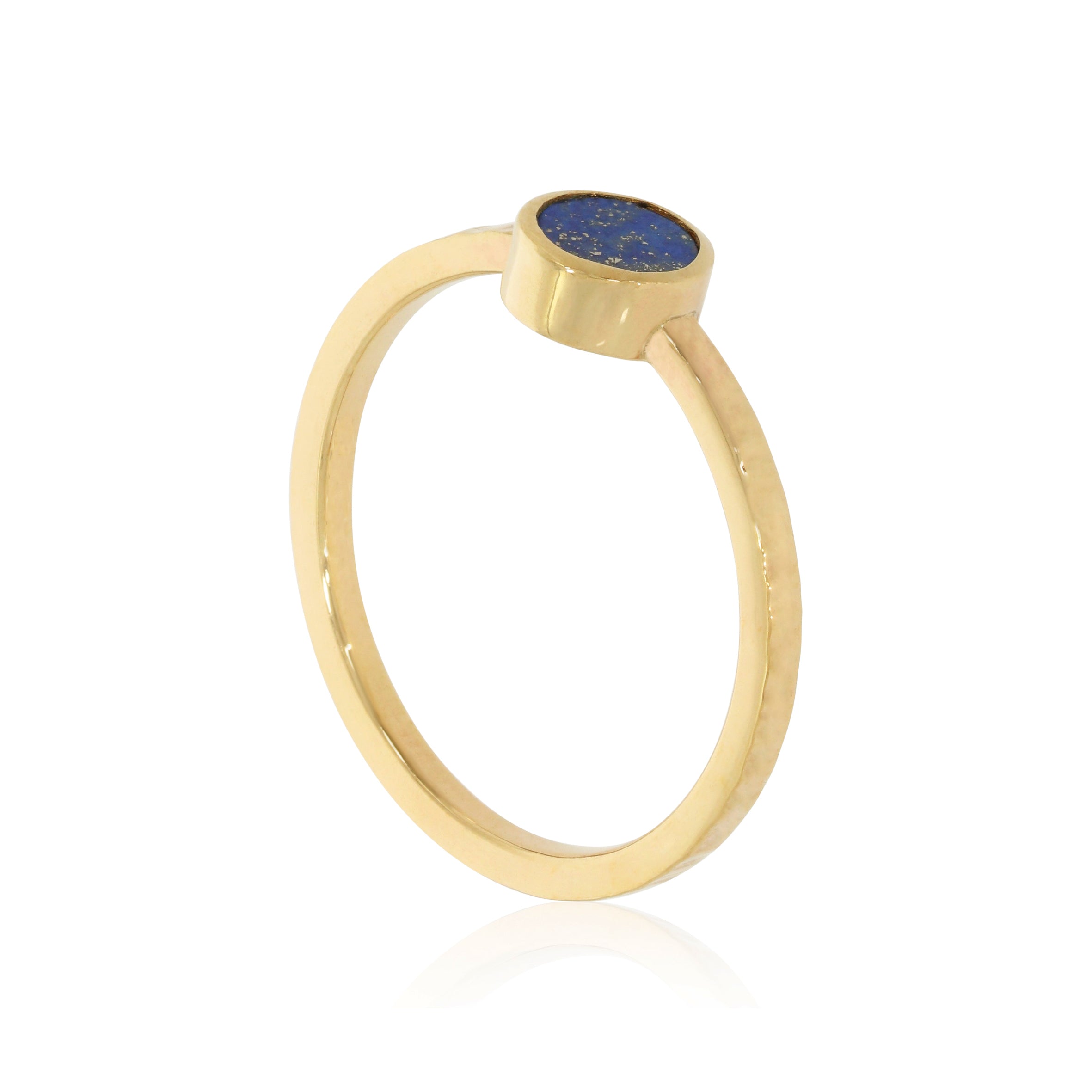 Scintilla Ring with Lapis Lazuli