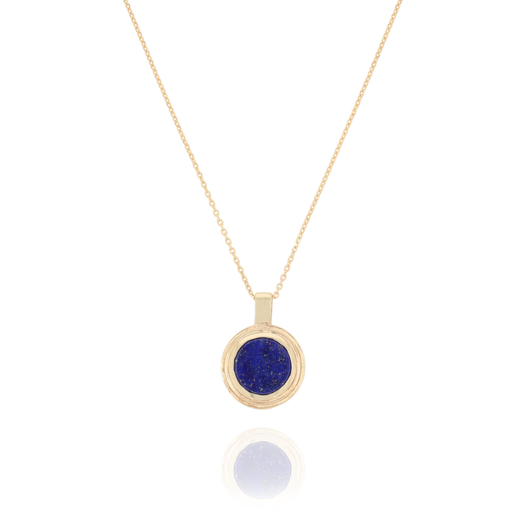 Ascent Gold Necklace with Lapis Lazuli Stone